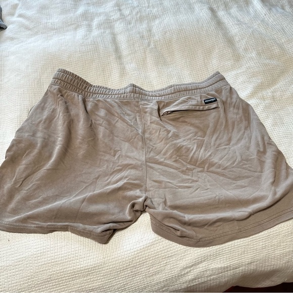 Maamgic Men’s Sweat Shorts Tan Brown Drawstring Zip Pockets XXL - Picture 2 of 6